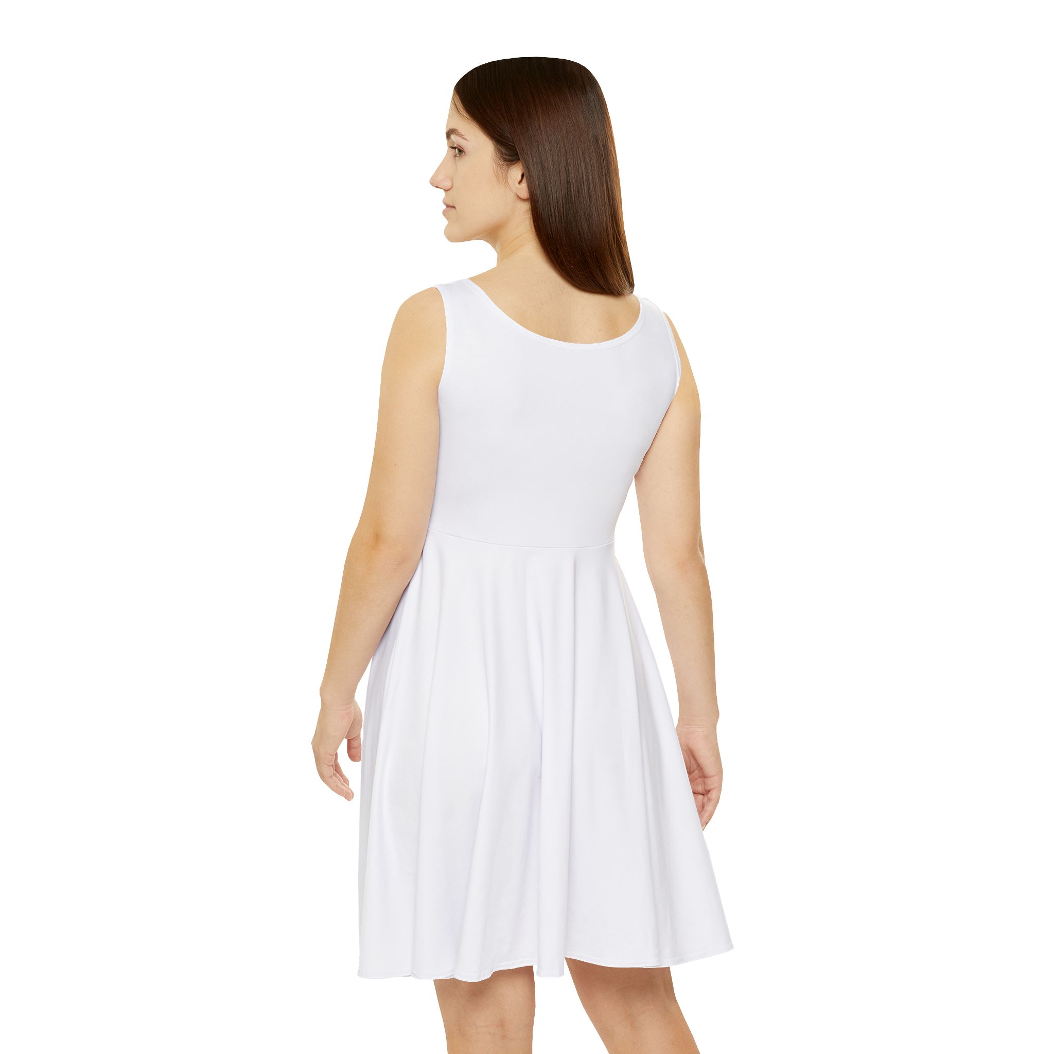 Freedom Rainbow Skater Dress — Women’s Casual A-Line Dress - Image 4