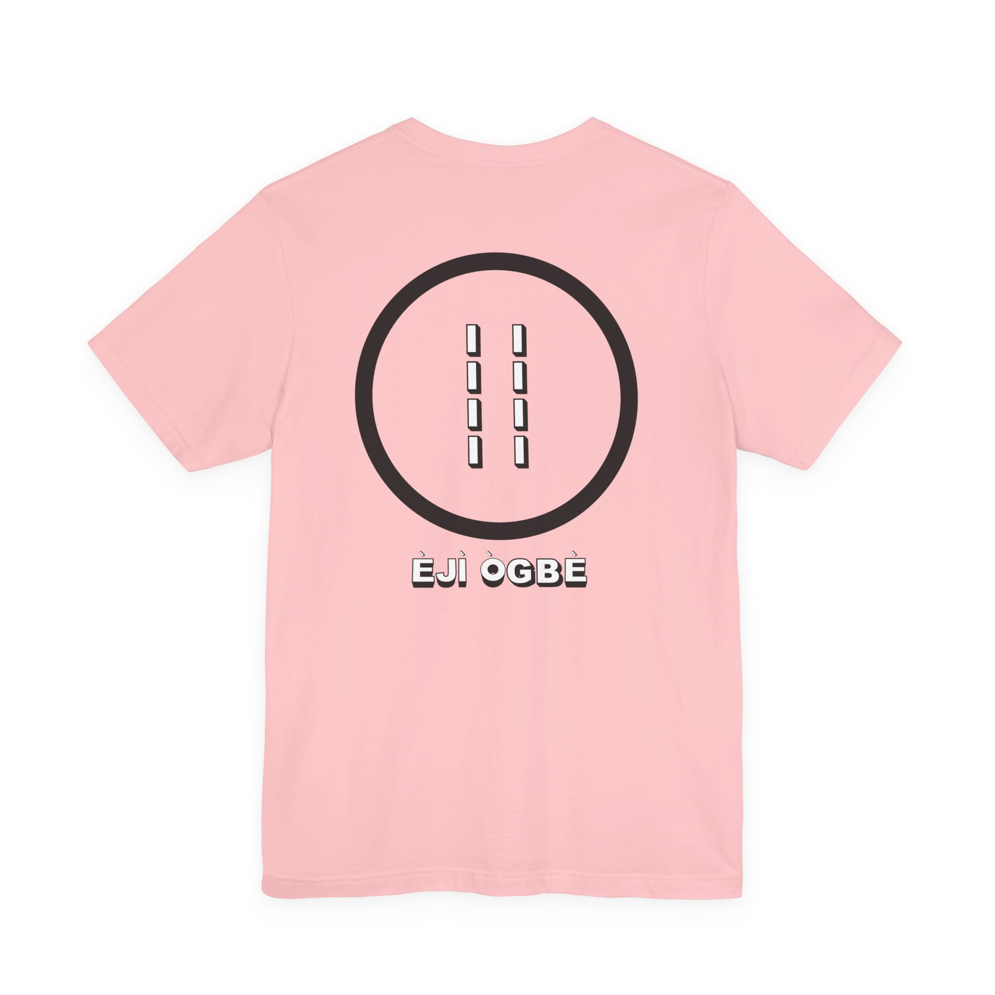 Eji Ogbe Symbol T-Shirt | Yoruba Ifa Opon Design - Image 43