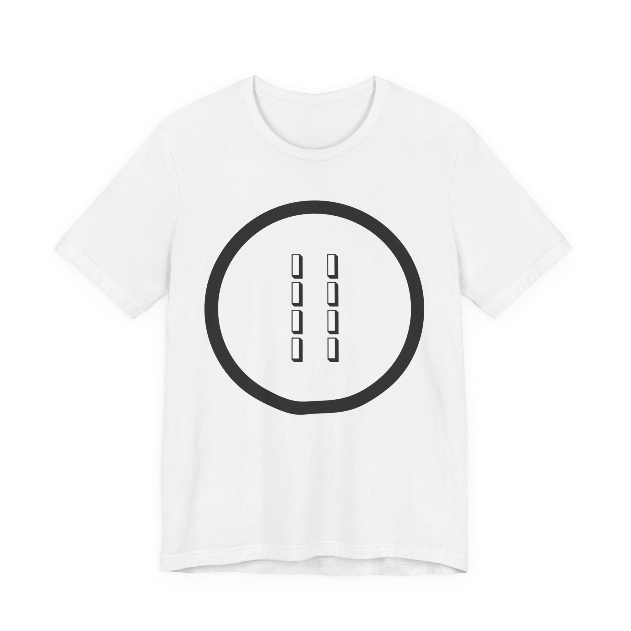 Eji Ogbe Symbol T-Shirt | Yoruba Ifa Opon Design - Image 7