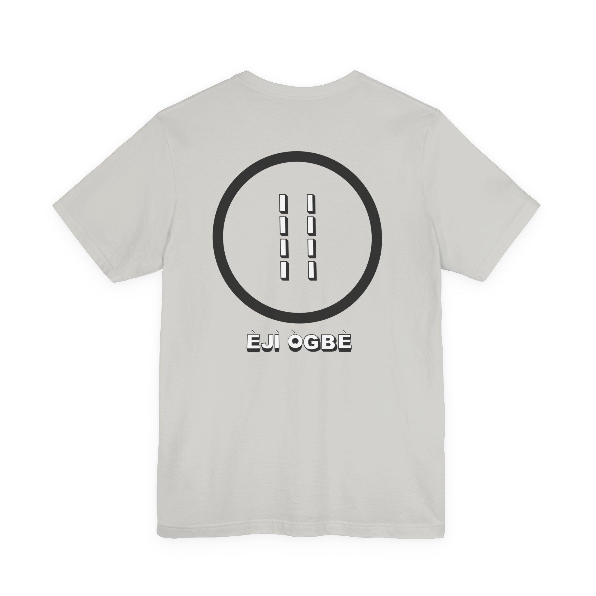 Eji Ogbe Symbol T-Shirt | Yoruba Ifa Opon Design - Image 76