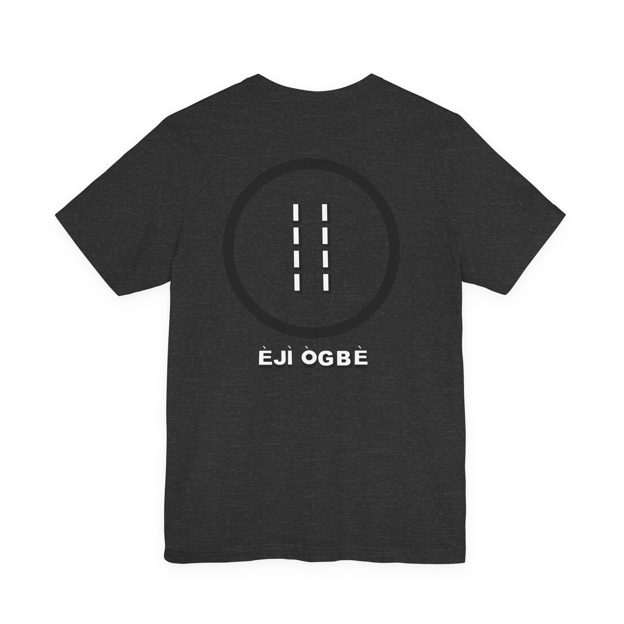 Eji Ogbe Symbol T-Shirt | Yoruba Ifa Opon Design - Image 104