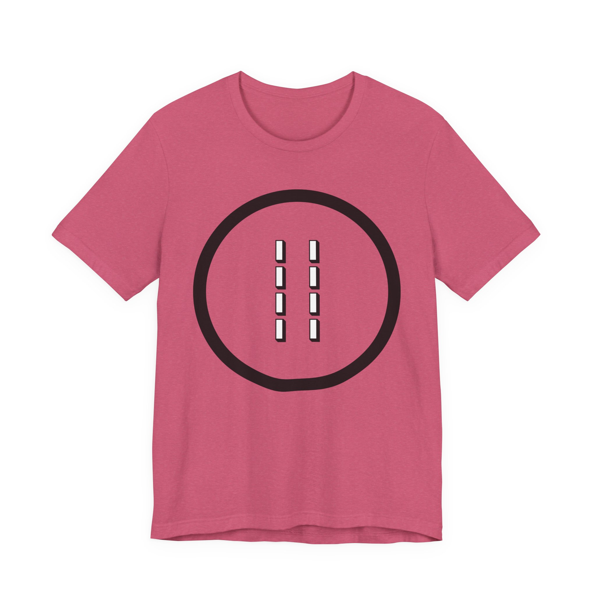 Eji Ogbe Symbol T-Shirt | Yoruba Ifa Opon Design - Image 2