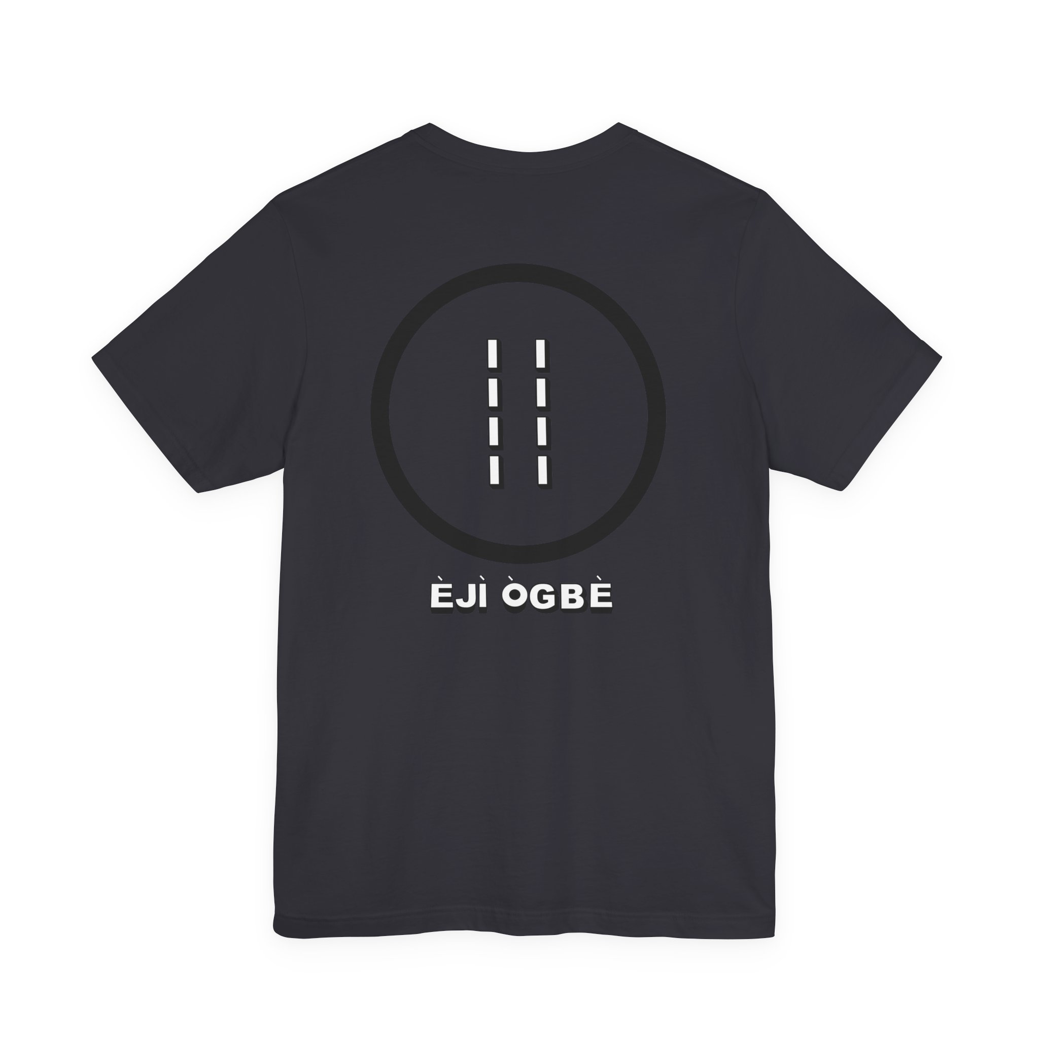 Eji Ogbe Symbol T-Shirt | Yoruba Ifa Opon Design - Image 88
