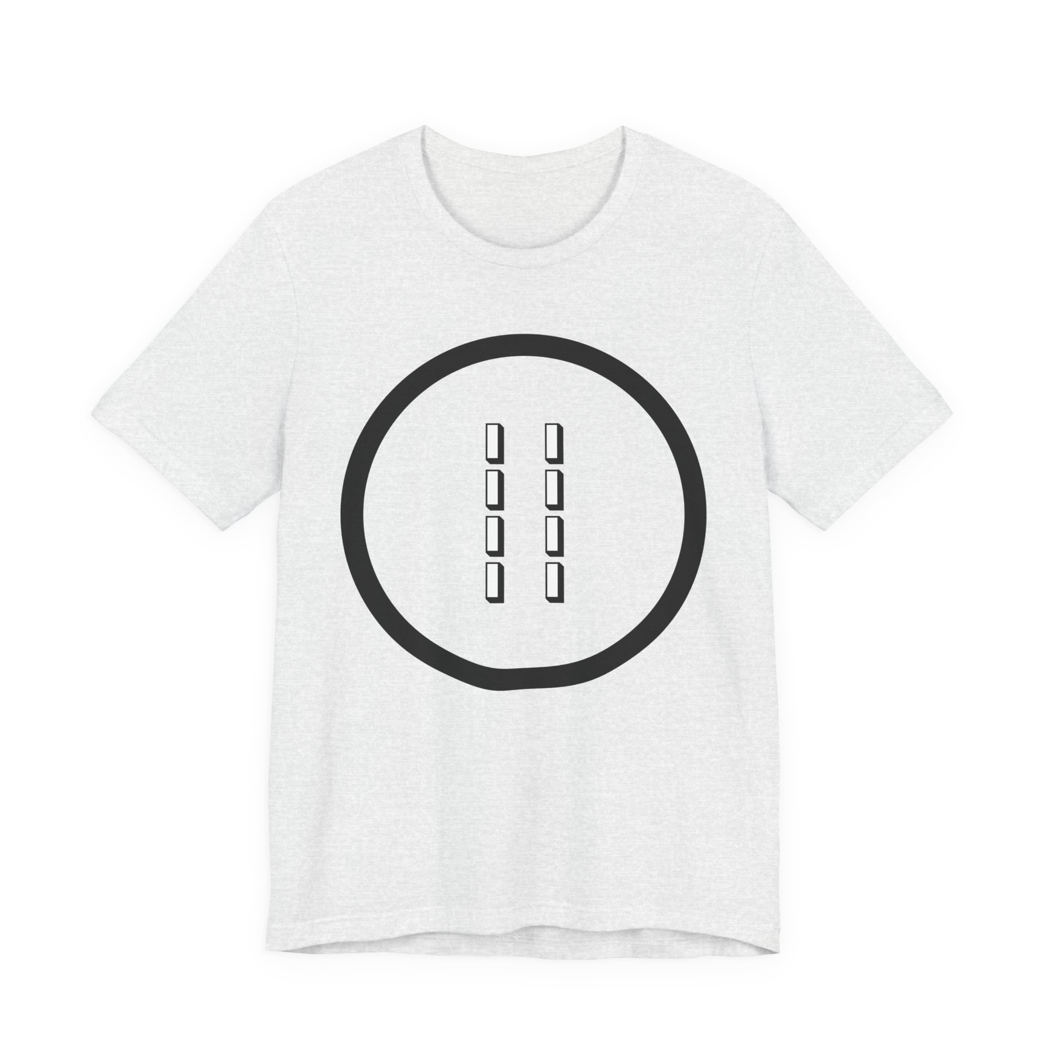 Eji Ogbe Symbol T-Shirt | Yoruba Ifa Opon Design - Image 9