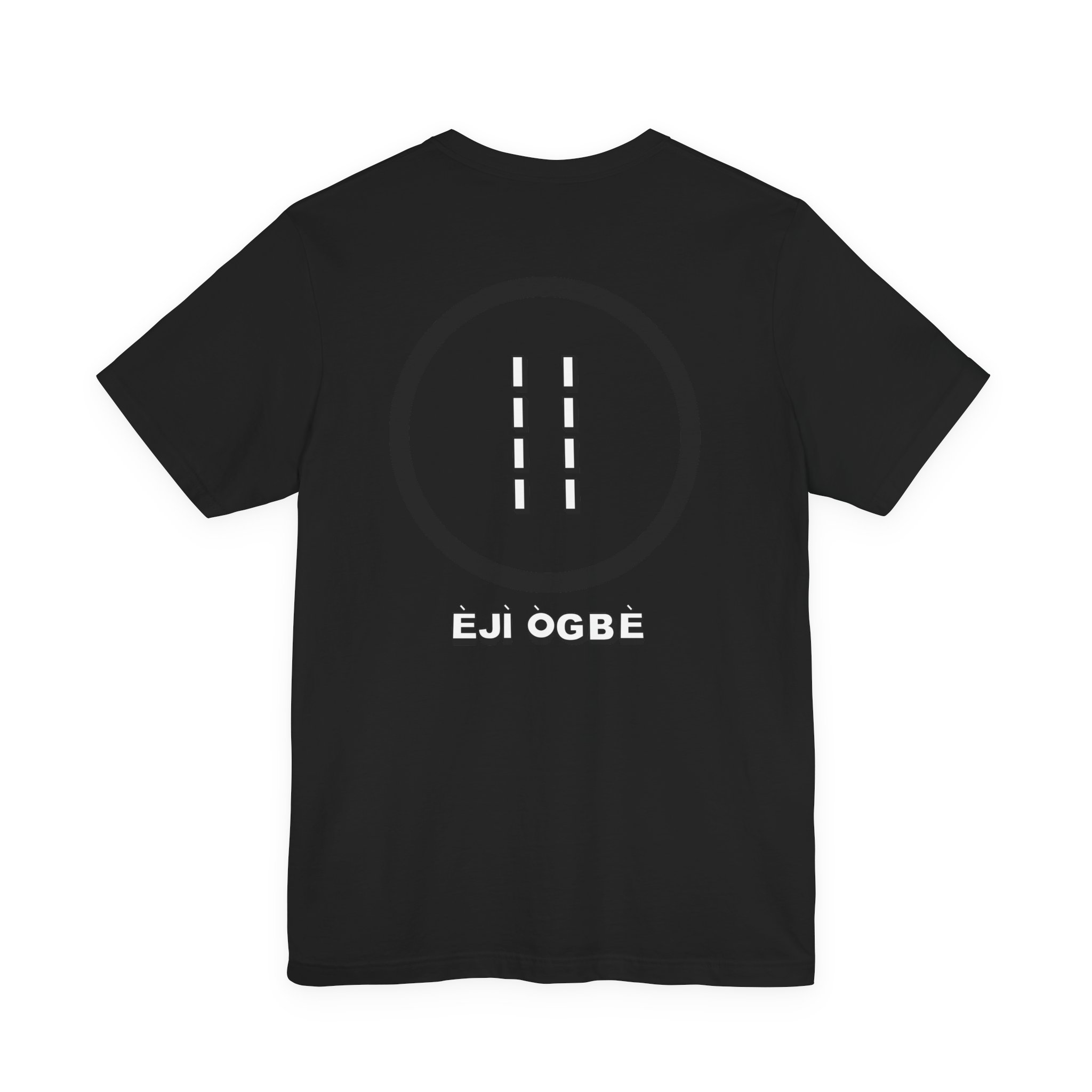 Eji Ogbe Symbol T-Shirt | Yoruba Ifa Opon Design - Image 68