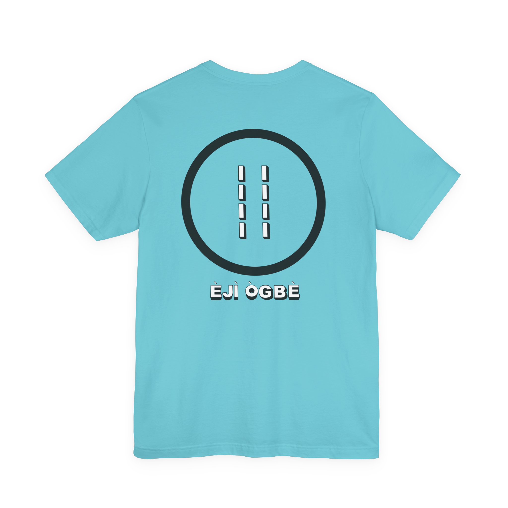Eji Ogbe Symbol T-Shirt | Yoruba Ifa Opon Design - Image 35
