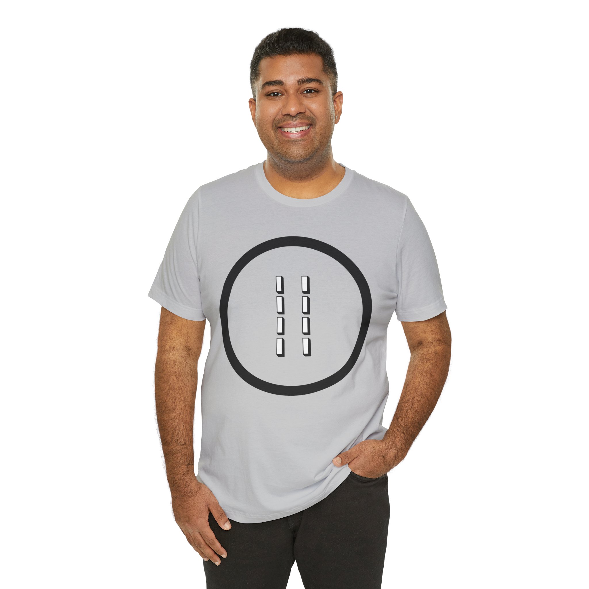 Eji Ogbe Symbol T-Shirt | Yoruba Ifa Opon Design - Image 14