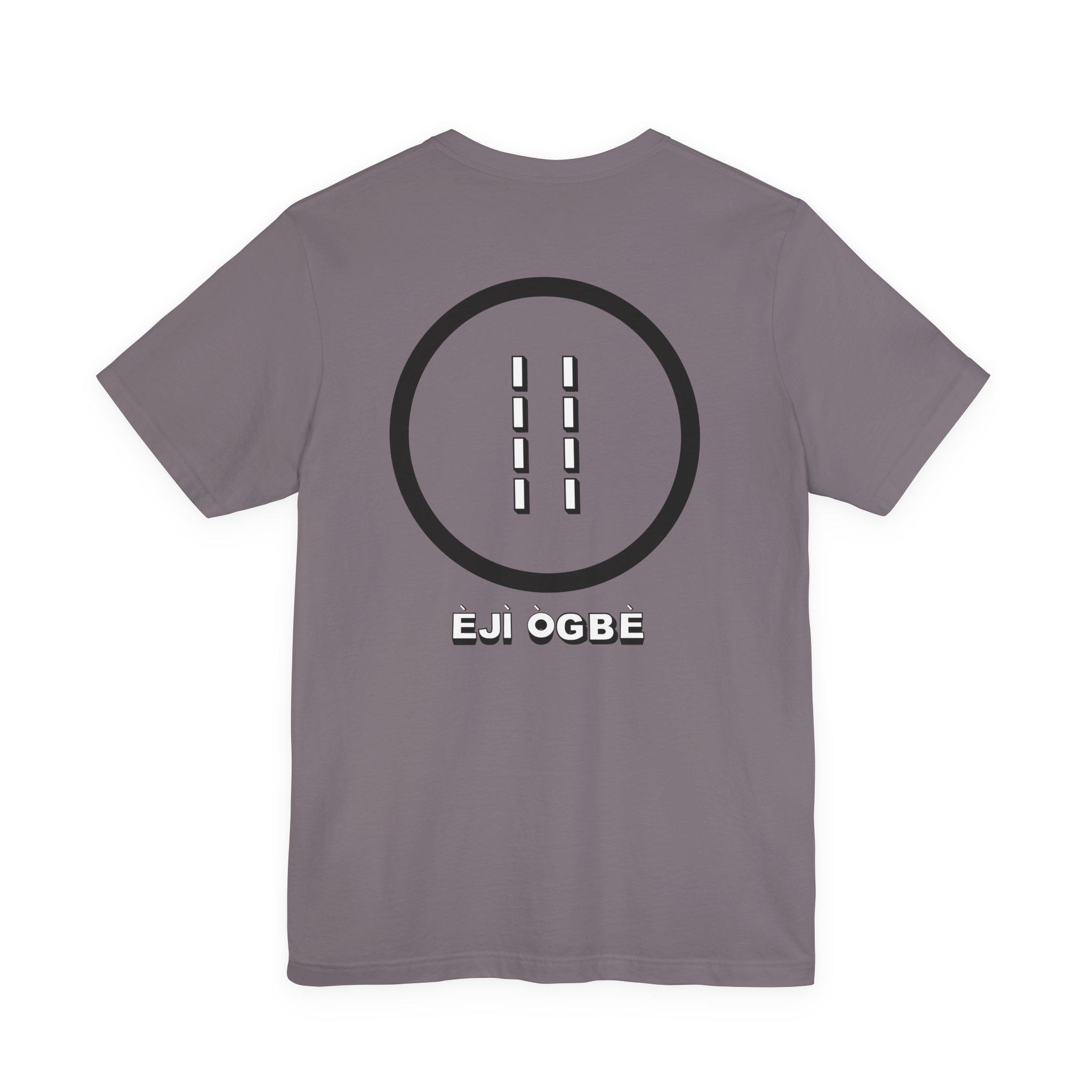 Eji Ogbe Symbol T-Shirt | Yoruba Ifa Opon Design - Image 108