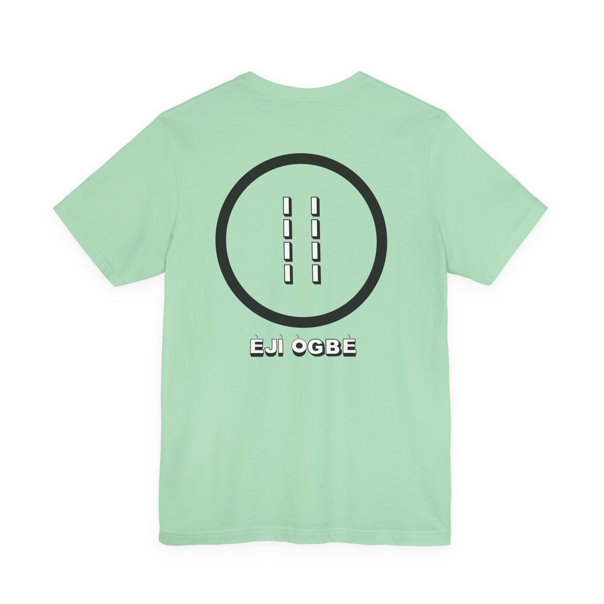 Eji Ogbe Symbol T-Shirt | Yoruba Ifa Opon Design - Image 26