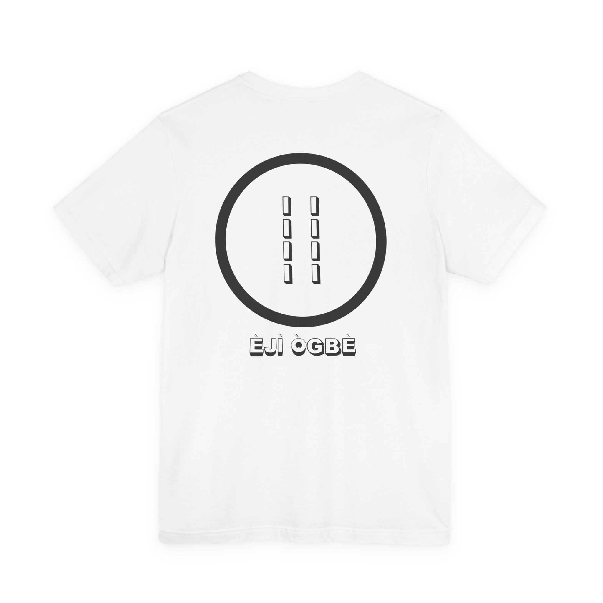 Eji Ogbe Symbol T-Shirt | Yoruba Ifa Opon Design - Image 60