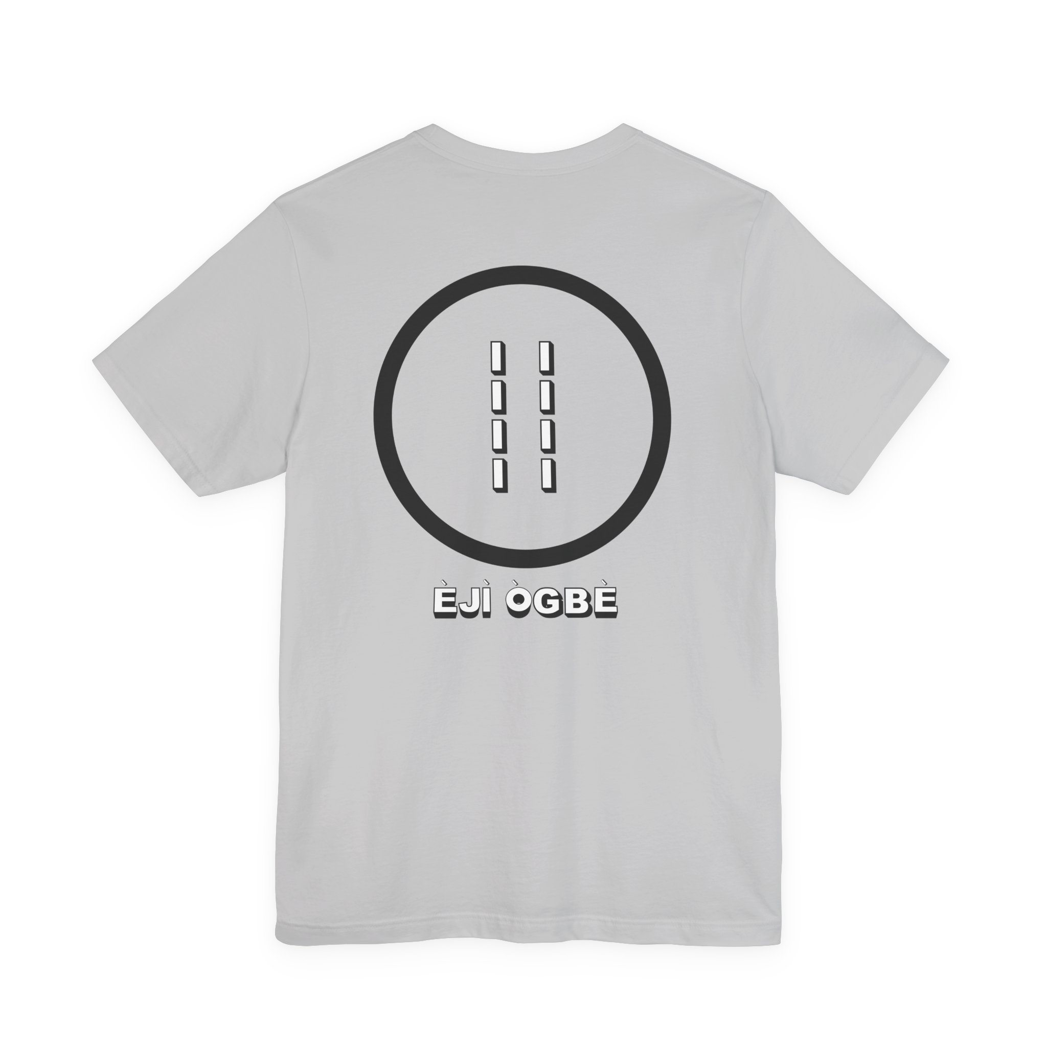 Eji Ogbe Symbol T-Shirt | Yoruba Ifa Opon Design - Image 11