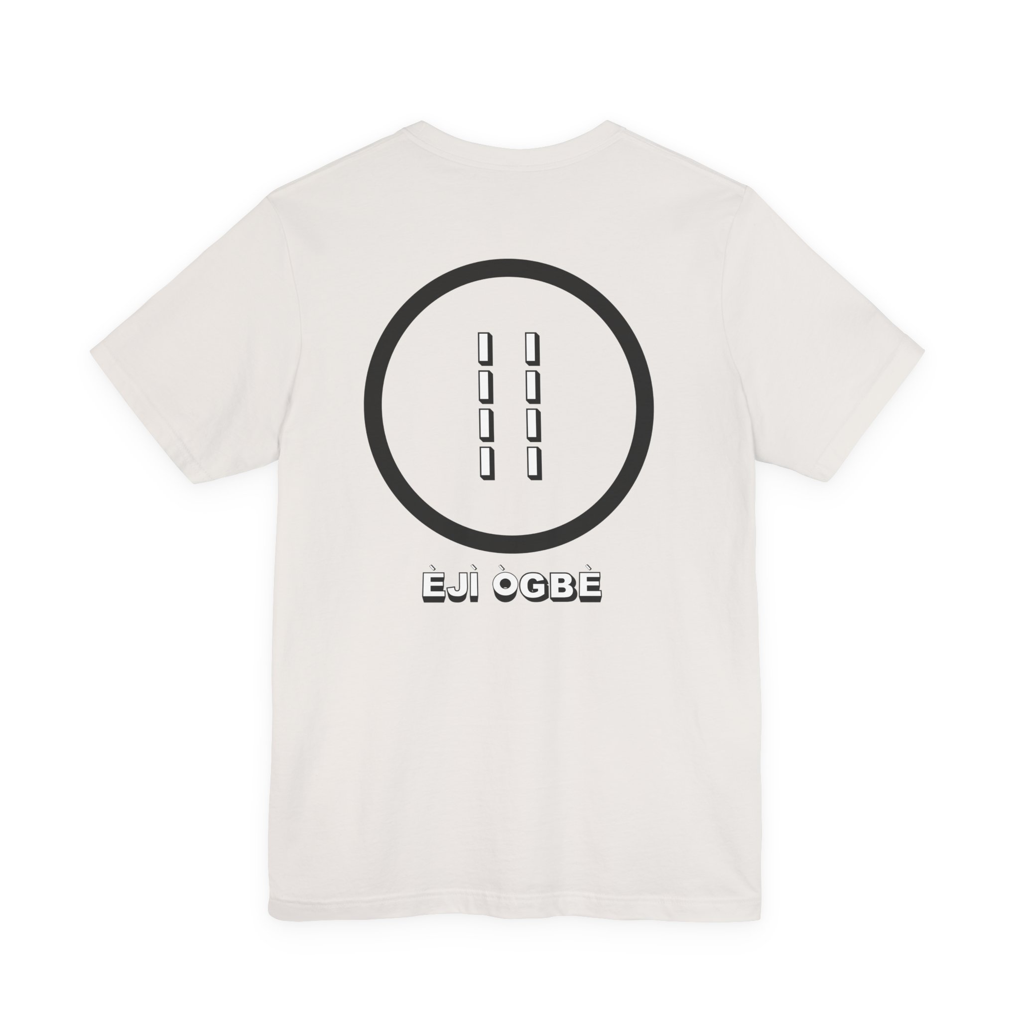 Eji Ogbe Symbol T-Shirt | Yoruba Ifa Opon Design - Image 16